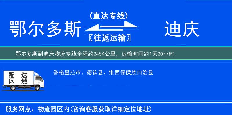 鄂爾多斯到物流專線
