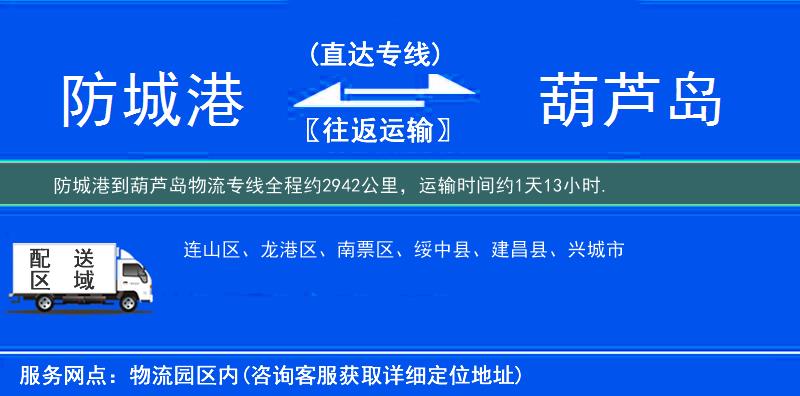 防城港到物流專(zhuān)線