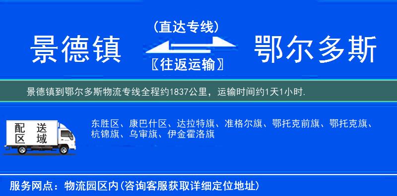 景德鎮(zhèn)到物流專線