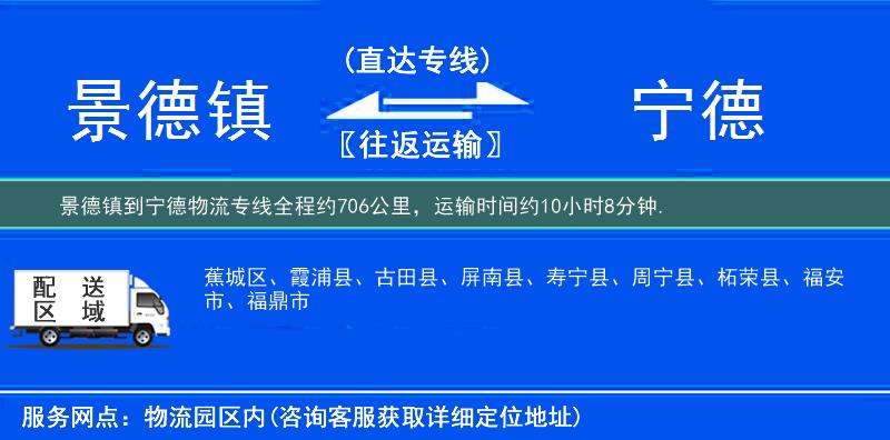 景德鎮(zhèn)到物流專線