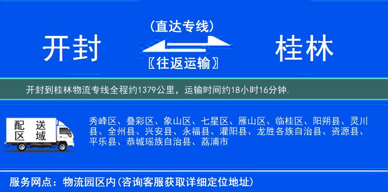 開封到物流專線